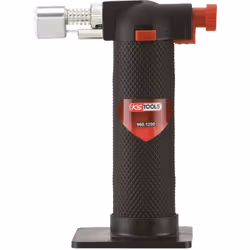 Fonctionnement au gaz pour briquets jusqu'à 1 300 °C / 2 450 °F Allumage piezo-électrique Pied stable Livré sans gaz - Attrib ...
