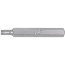 10mm Embout de vissage Torx percé, 75mm, TB60