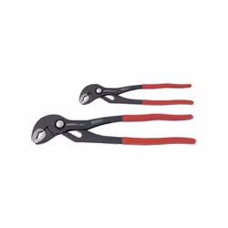 Présentation : Jeu de pinces multiprises KS TOOLS - À verrouillage - 2 pcs - 115.8501 , jeu de pinces comprenant deux pinces  ...
