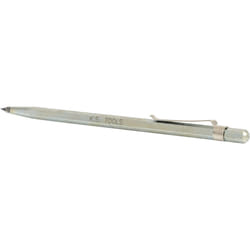 Pointe à tracer à corps 6 pans 5 mm avec clip d'accroche, L.145 mm