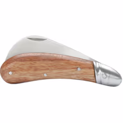 Lame serpette pliable Manche bois et cran de sécurité Lame en acier inoxydable - Code EAN: 4042146067925 - Largeur B: 37 mm - ...