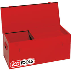 Ks Tools - Coffre de chantier avec plateau- 850 x 350 x 350 mm - 999.0185