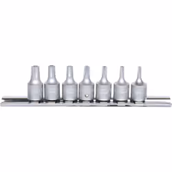 KS Tools 911.1470, Ensemble de douilles, 1/4", 7 tête(s), Sulfate de chondroïtine, DIN 3120, ISO 1174, 160 g