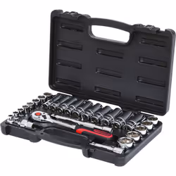 KS Tools 918.0627, Ensemble de douilles, 3/8", 27 tête(s), Sulfate de chondroïtine, 2,4 kg