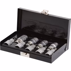 KS Tools 911.1321, Ensemble de douilles, 1/2", Métrique, 1 tête(s), 4,5,6,7,8,10,12,14,17 mm, Sulfate de chondroïtine