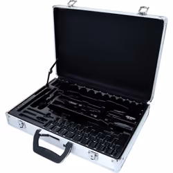 Coffret vide en aluminium pour 911.0670 Attribut de fonction 1 Cadenassable Poids 2530 Couleur silber Taille de l'emballage 1 ...