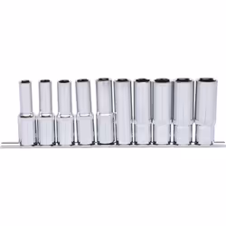 KS Tools 918.0612, Ensemble de douilles, 1/2", 10 tête(s), Sulfate de chondroïtine, DIN 3120, ISO 1174, DIN 3124, ISO 2725, 1 ...