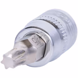 TorxCarré d'entraînement intérieur selon DIN 3120 / ISO 1174 avec encoche pour verrouillage par billeavec embout tournevis ni ...