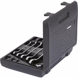 Jeu de clés mixtes à cliquet réversible GEARplus, 6 pcs