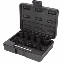 KS Tools 913.3855, Ensemble de douilles, 3/8", 10 tête(s), Acier au chrome-molybdène, DIN 3120, ISO 1174, 660 g