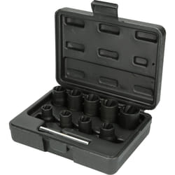 Kstools - 3/8 Jeu de douilles spirales à chocs, 10 pcs