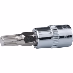 XZN® Carré d'entraînement intérieur selon DIN 3120 / ISO 1174 avec encoche pour verrouillage par bille avec embout tournevis  ...