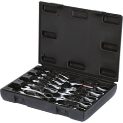 Jeu de clés mixtes à cliquet courtes GEARplus, 12 pcs