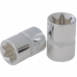 Torx E Carré d'entraînement intérieur selon DIN 3120 / ISO 1174 avec encoche pour verrouillage par bille Pour une utilisation ...