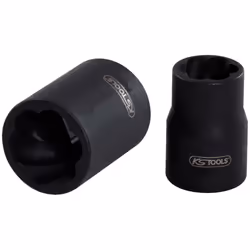 KS Tools 913.3860, Douille à choc, Noir, 1 tête(s), 3/8", Métrique, 10 mm