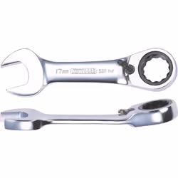KS TOOLS - Mini clé mixte à cliquet réversible Chrome plus 72 dents 9 mm - 503.4632 - Ce produit de marque KSTOOLS est neuf.