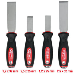 Kstools - Jeu de grattoirs, edelstahl, 4 pcs