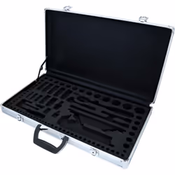 Coffret vide en aluminium pour 918.0702 Attribut de fonction 1 Cadenassable Poids 2670 Couleur silber Taille de l'emballage 1 ...