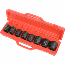 Coffret de douilles à chocs 3/4'', 8 pcs