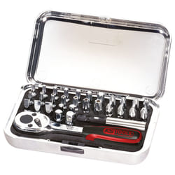 Kstools - 1/4 Coffret d'embouts CHROMEplus, 31 pcs