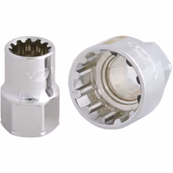 Profil TRIPLEplus® compatible avec profils 6 pans, 12 pans et TORX-E Entraînement 19 mm mâle Finition chromée Chrome Vanadium ...