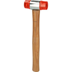 KSTOOLS - Maillet à embout plastique 340g - tête Ø 35mm - avec manche frêne galbé  - 140.5202