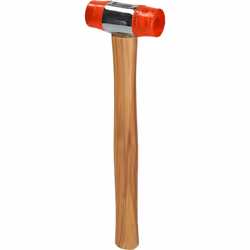 KSTOOLS - Maillet à embout plastique 340g - tête Ø 35mm - avec manche frêne galbé  - 140.5202