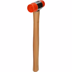 KSTOOLS - Maillet à embout plastique 340g - tête Ø 35mm - avec manche frêne galbé - 140.5202 - Vue supplémentaire 4