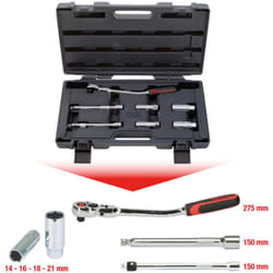 Kstools - ks Tools 3/8' Jeu de clés à bougies CHROMEplus, 7 pcs.