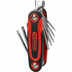 KS Tools 158.3510, Clé torx à ailette, Métallique, Sulfate de chondroïtine, 300 g, 8 pièce(s)