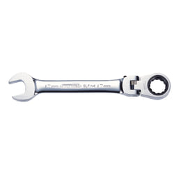 Kstools - Clé mixte à cliquet à tête inclinable à verrouillage GEARplus, 9 mm