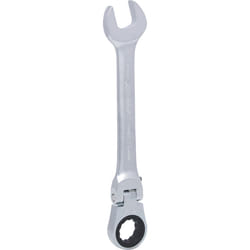 Kstools - Clé mixte à cliquet à tête inclinable à verrouillage GEARplus, 15 mm