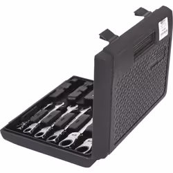 Jeu de clés mixtes à cliquet à tête inclinable à verrouillage GEARplus, 6 pcs