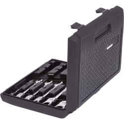 Jeu de clés mixtes à cliquet à tête inclinable à verrouillage GEARplus, 12 pcs