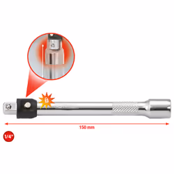 KS Tools 919.1404, Article unique, Rallonge, Acier chromé au vanadium, 150 mm, 1 pièce(s)