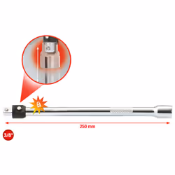 KS Tools 919.3806, Article unique, Rallonge, Acier chromé au vanadium, 250 mm, 1 pièce(s)