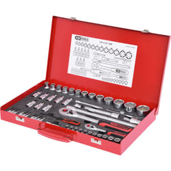 Kstools - 1/4+1/2 Coffret de douilles, 52 pcs
