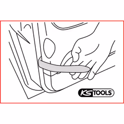 KSTOOLS - JEU DE PINCES LEVIER EN PVC 5 PCS 911.8120 - Vue supplémentaire 4