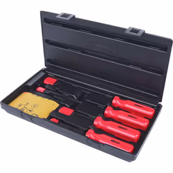 KS TOOLS Jeu de grattoirs emmanchés, 4pcs - 907.2230