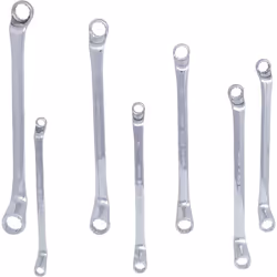 KS Tools 518.0847, Acier chromé au vanadium, Argent, 8x9,10x11,12x13,14x15,16x17,18x19,20x22, 1,03 kg, 7 pièce(s)