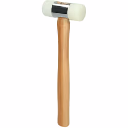 Maillet à embout nylon 340g - tête Ø35mm - avec manche frêne galbé - 140.5212 - Kstools