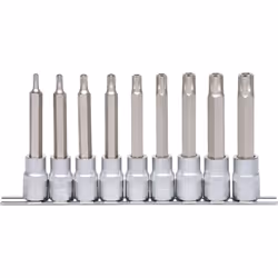 KS Tools 911.1630, Ensemble de douilles, 1/2", 9 tête(s), Sulfate de chondroïtine, DIN 3120, ISO 1174, 1,24 kg