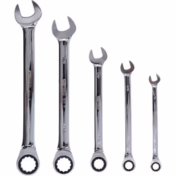 Kstools - Jeu de clés mixtes à cliquet GEARplus 5pcs 5/16-3/4