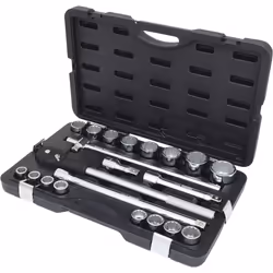 KS TOOLS 3/4 Coffret de douilles, 21 pcs 12 pans ( 911.0751 )