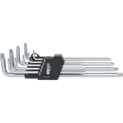 Kstools - Jeu de clés mâles, 5 pans, percées, 9pcs