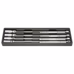 KS TOOLS Jeu de clés à bougies articulées, 4 pcs, 14-21mm