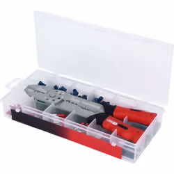 Pour cosses isolées ou non Livré avec 270 cosses Pour couper et dénuder des fils de 0,75 à 6,0 mm² Pour sertir des cosses et  ...