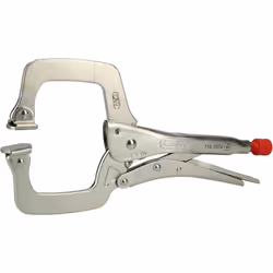 Ouverture / fermeture facile Mâchoires forgées plates à patins orientables Réglage d'ouverture par molette Pour le maintien d ...