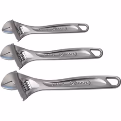 Kstools - Jeu de 3 clés à molette, 10'' - 12'' - 15''