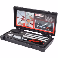 Description générale Le coffret spécial sanitaire KS Tools est un ensemble d'outils idéal pour le montage et le démontage des ...